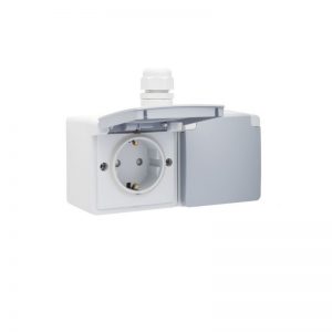 Niko Hydro horizontale wandcontactdozen