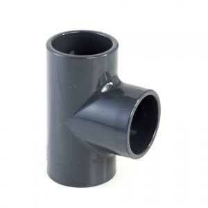 druk pvc t-stuk